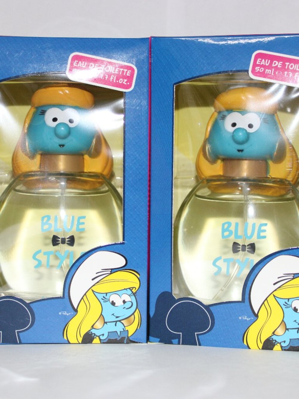 Smurfette Blue Style Eau de Toilette Spray lot of 2